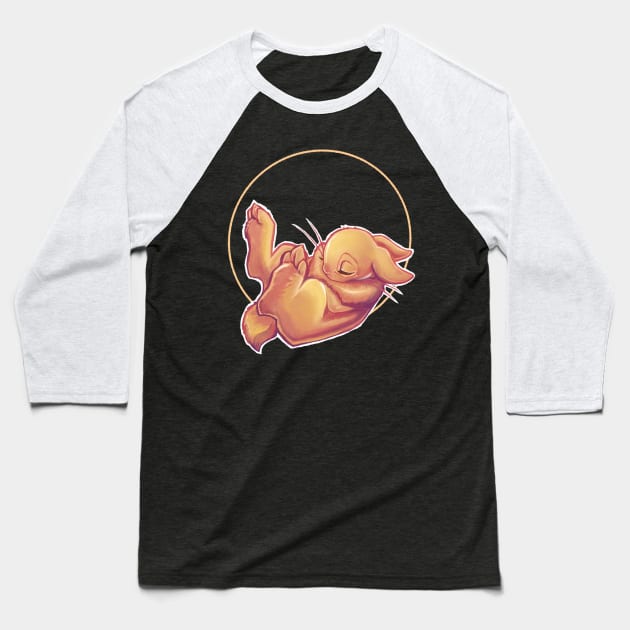 Rose gold bunny Baseball T-Shirt by BiancaRomanStumpff